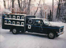 Brenda Burge's previous dog truck