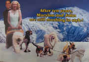 Marylou Whitney & John Henrickson 2008 Christmas card cover 