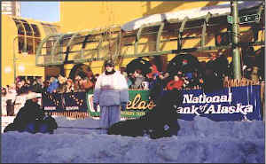 Ryan, representing the honorary mushers at the 1999 Iditarod